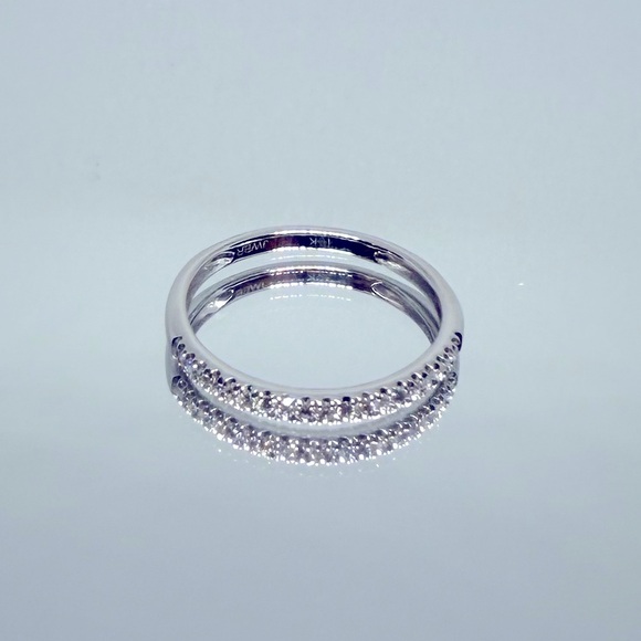 Fashion Jewelry Jewelry - NEW Solid 10K White Gold Natural Diamond Ring